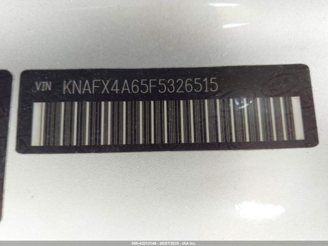 KNAFX4A65F5326515 KIA FORTE LX
