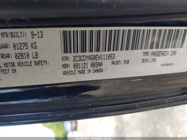 2014 DODGE CHALLENGER 2C3CDYAG0EH111053 Photo 8