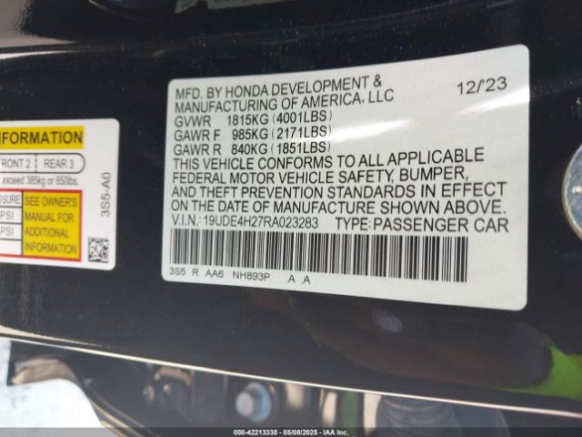 2024 ACURA INTEGRA 19UDE4H27RA023283 Photo 8