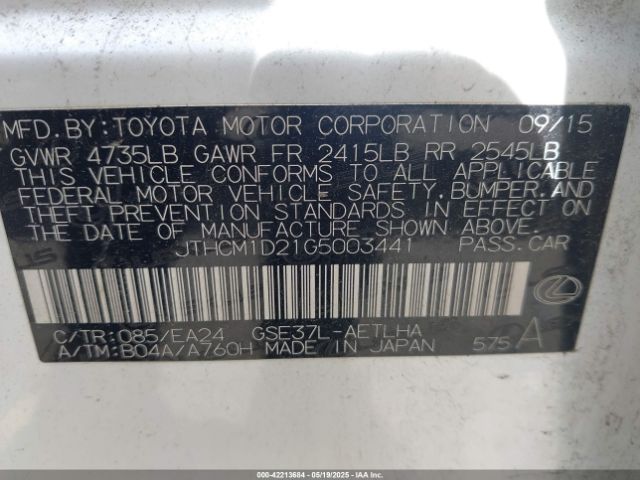 JTHCM1D21G5003441 Lexus IS 300