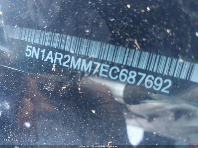 5N1AR2MM7EC687692 Nissan Pathfinder Sl