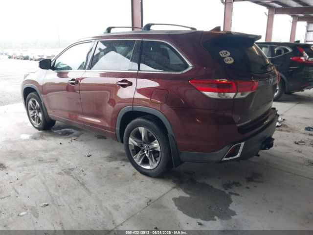 5TDDZRFH2KS925095 Toyota Highlander Limited Platinum