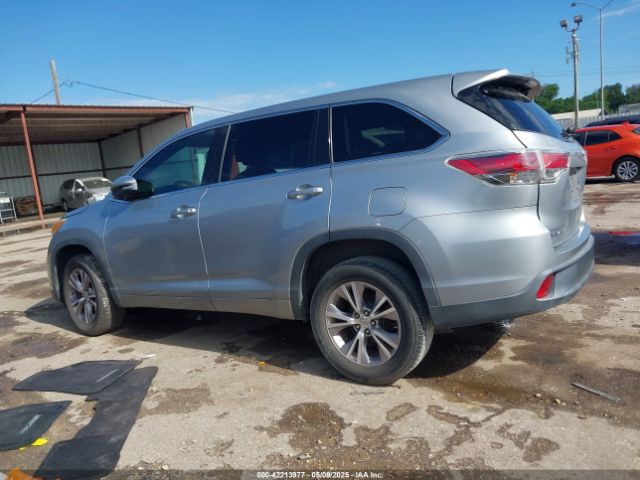 5TDZKRFH4FS116360 Toyota Highlander Le Plus V6