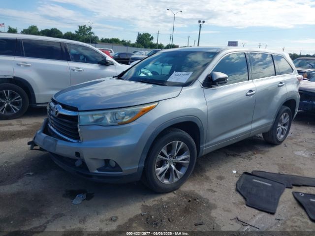 5TDZKRFH4FS116360 Toyota Highlander Le Plus V6