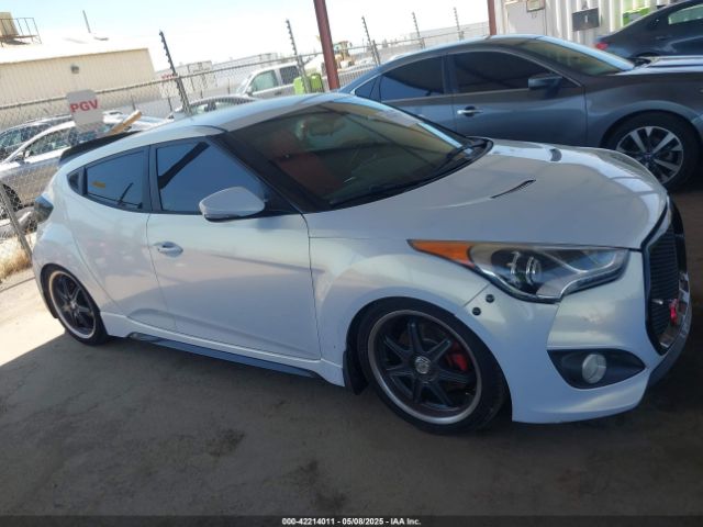 KMHTC6AE0EU199371 Hyundai Veloster Turbo W/black