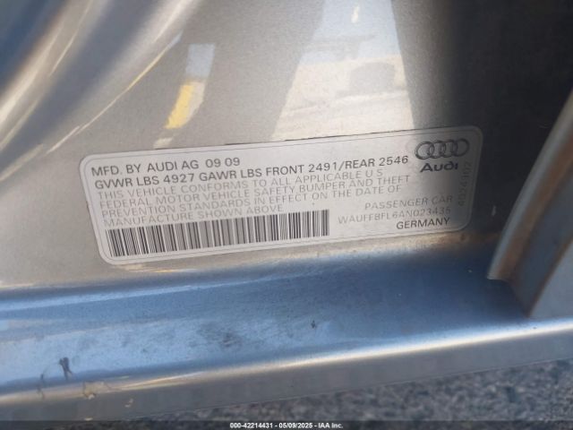2010 AUDI A4 WAUFFBFL6AN023435 Photo 8