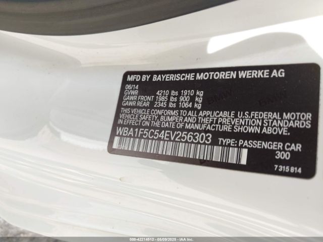 WBA1F5C54EV256303 BMW 228I