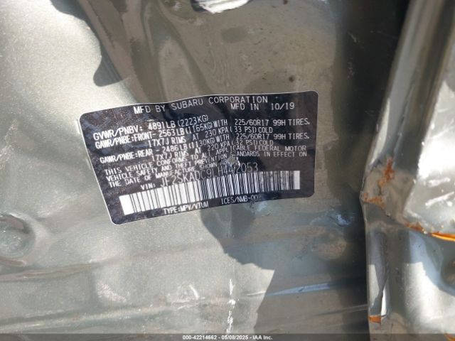 JF2SKADC9LH442053 Subaru Forester