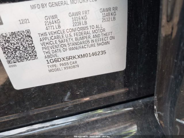 2021 CADILLAC CT5 1G6DX5RKXM0146235 Photo 8