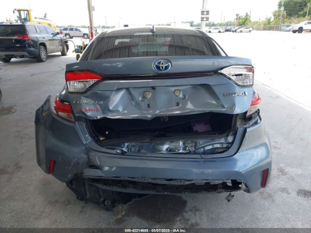 JTDEBRBEXLJ026195 Toyota Corolla Hybrid Le