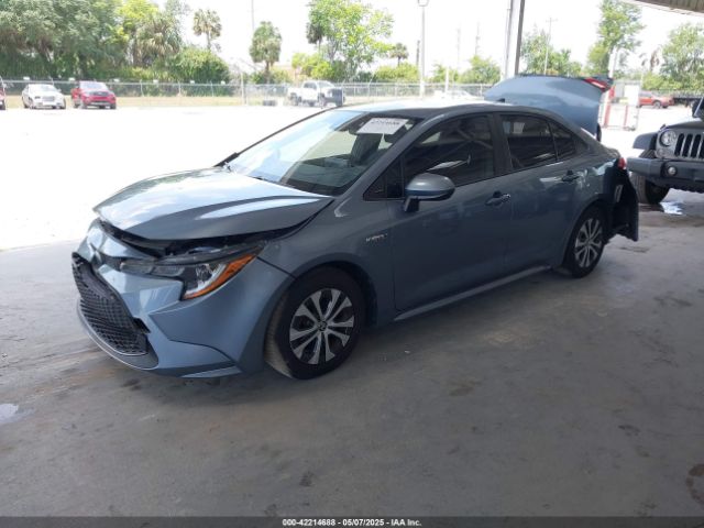 JTDEBRBEXLJ026195 Toyota Corolla Hybrid Le