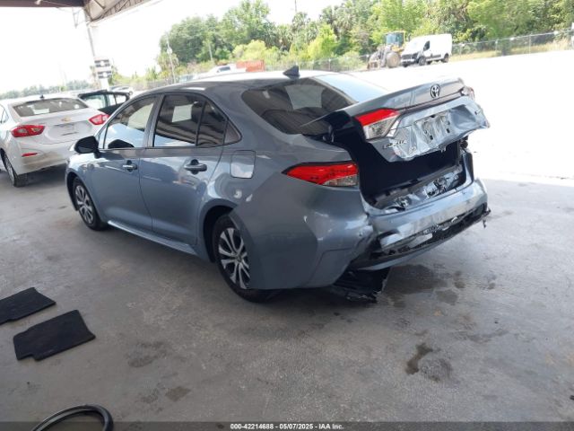 JTDEBRBEXLJ026195 Toyota Corolla Hybrid Le