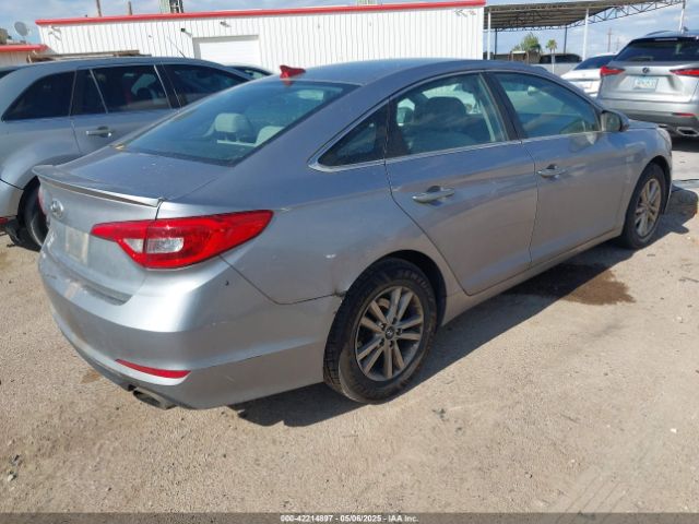 2016 HYUNDAI SONATA 5NPE24AFXGH285362 Photo 3