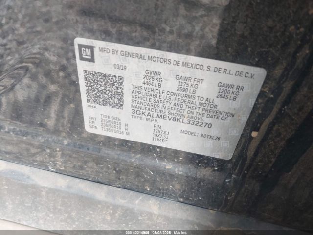 2019 GMC TERRAIN 3GKALMEV8KL332270 Photo 8