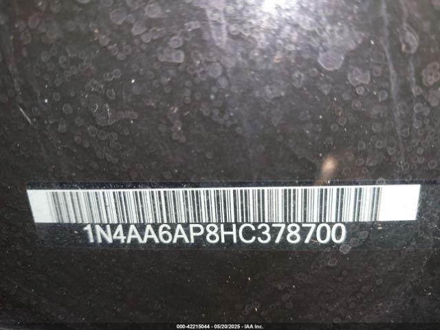 1N4AA6AP8HC378700 Nissan Maxima 3.5 Platinum/3.5 S/3.5 Sl/3.5 Sr/3.5 Sv