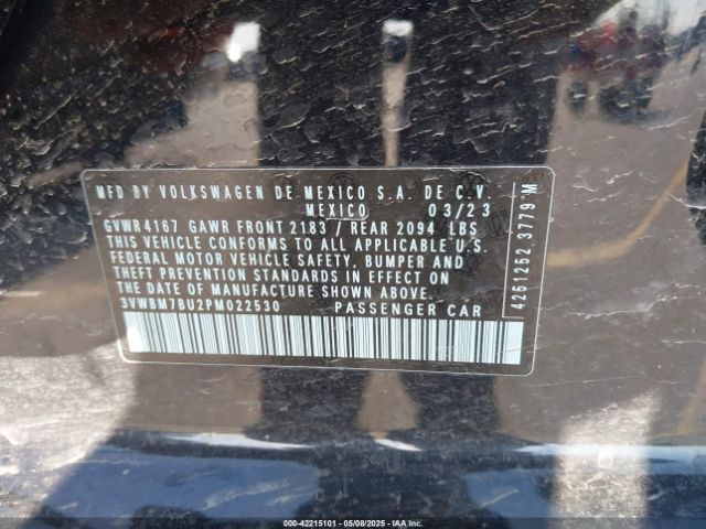 2023 VOLKSWAGEN JETTA 3VWBM7BU2PM022530 Photo 8