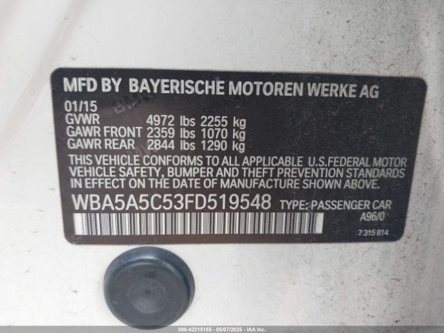 WBA5A5C53FD519548 BMW 528I