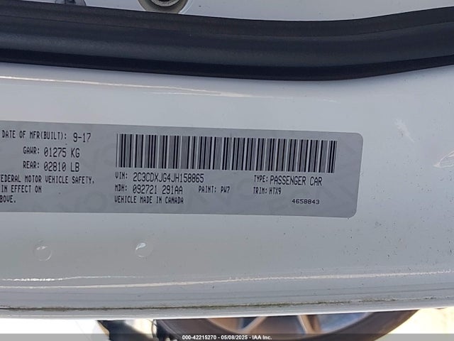 Dodge Charger Gt Awd 2018 2C3CDXJG4JH158865 Image 9
