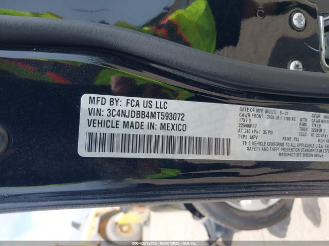 2021 JEEP COMPASS 3C4NJDBB4MT593072 Photo 8