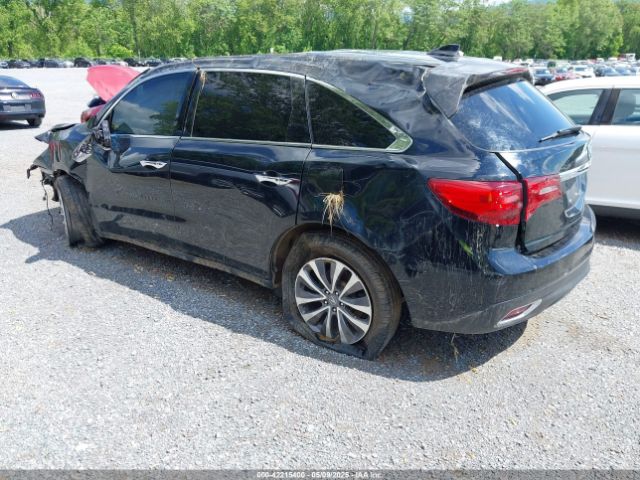 2016 ACURA MDX 5FRYD4H4XGB019588 Photo 2