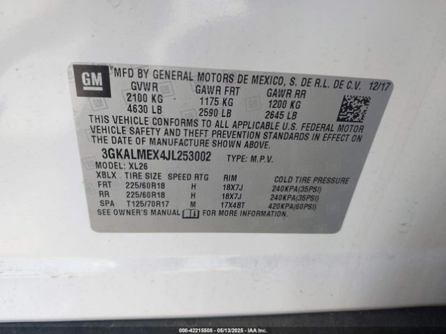 2018 GMC TERRAIN 3GKALMEX4JL253002 Photo 8