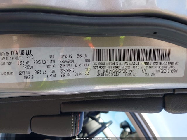 1C4PJMCB2GW277689 Jeep Cherokee
