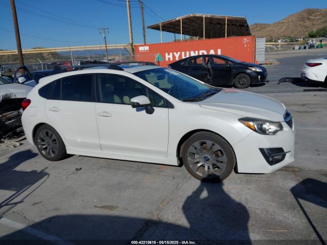 JF1GPAY64G8347793 Subaru Impreza 2.0i Sport Limited