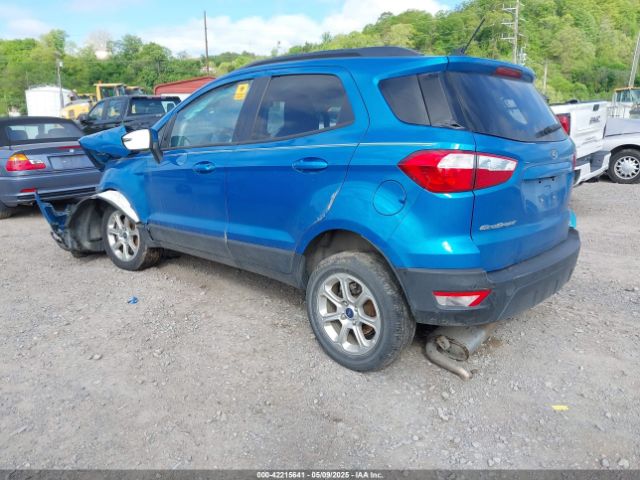 MAJ6S3GL8LC364083 Ford Ecosport Se