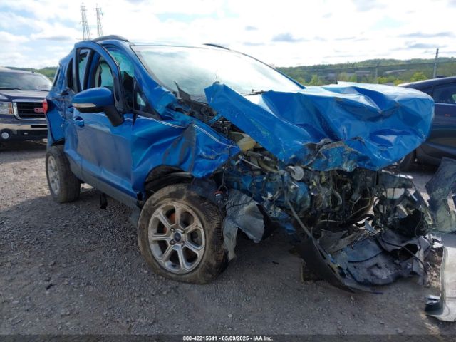 MAJ6S3GL8LC364083 Ford Ecosport Se