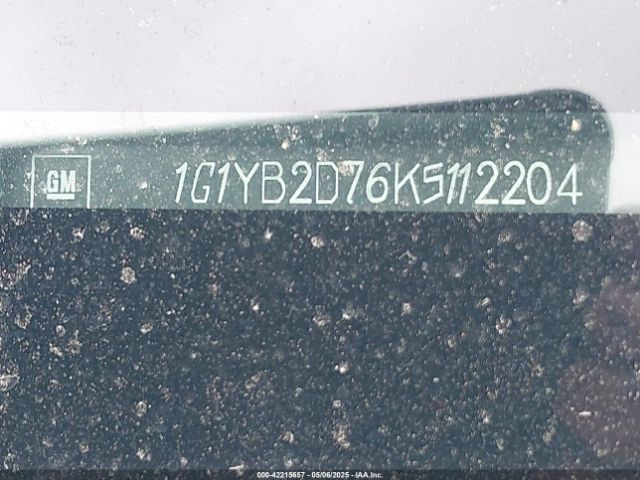 1G1YB2D76K5112204 Chevrolet CORVETTE STINGRAY