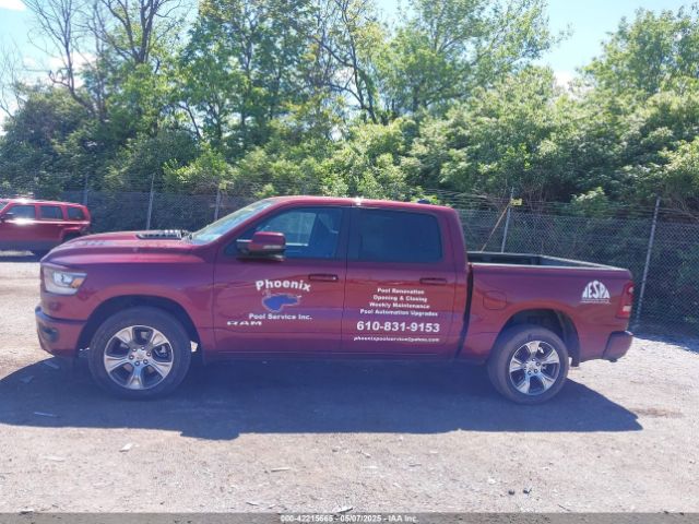 1C6SRFJT7RN165612 RAM 1500 Laramie  4x4 5'7 Box