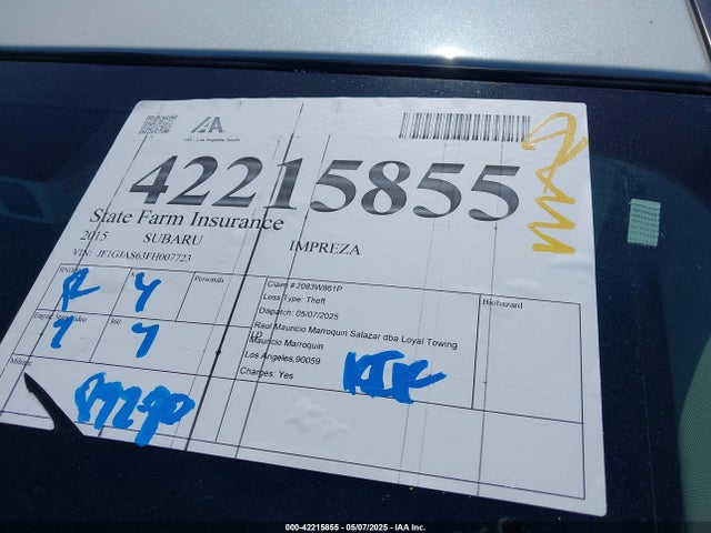 Subaru 2.0l na 2015 JF1GJAS63FH007723 Image 17