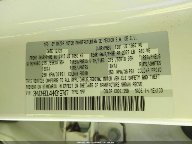 2021 MAZDA CX-30 3MVDMBDL4MM319747 Photo 8