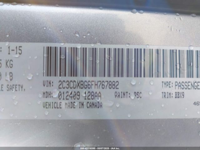 2C3CDXBG6FH767882 Dodge 2015