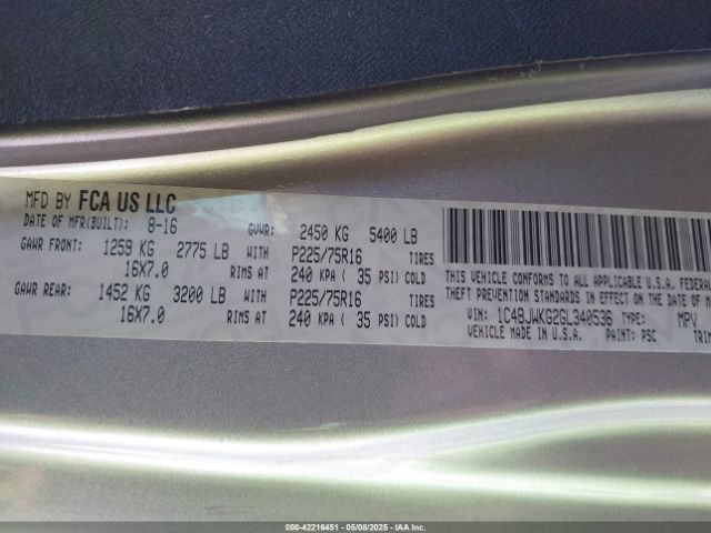 2016 JEEP WRANGLER UNLIMITED 1C4BJWKG2GL340536 Photo 8