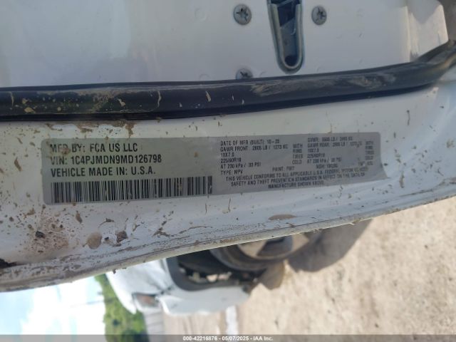 2021 JEEP CHEROKEE 1C4PJMDN9MD126798 Photo 8