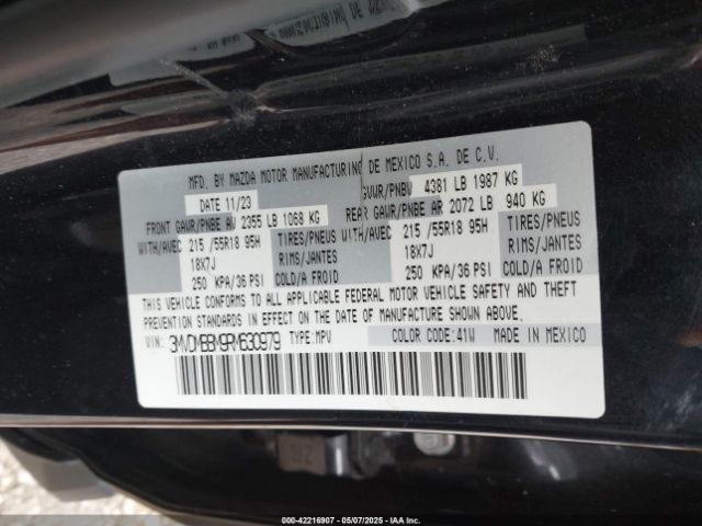 3MVDMBBM9RM630979 Mazda Cx-30 2.5 S Select Sport