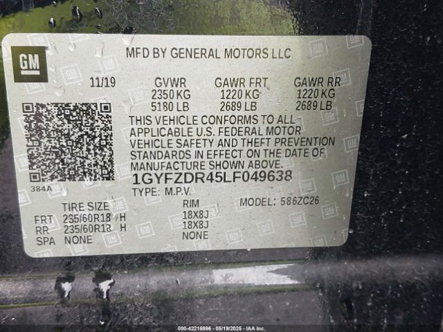 2020 CADILLAC XT4 1GYFZDR45LF049638 Photo 8