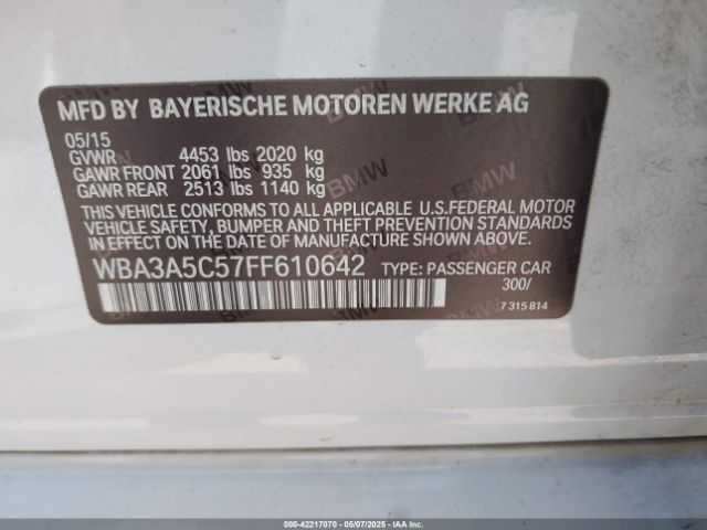 WBA3A5C57FF610642 BMW 328I