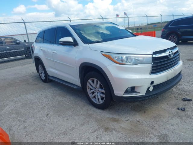2015 TOYOTA HIGHLANDER 5TDZKRFHXFS082487