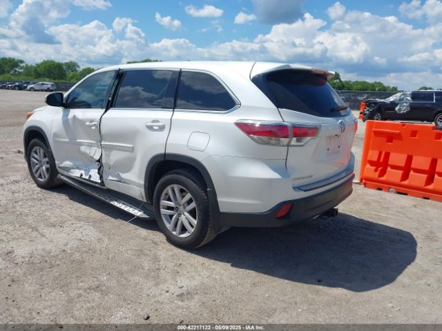 2015 TOYOTA HIGHLANDER 5TDZKRFHXFS082487 Photo 2