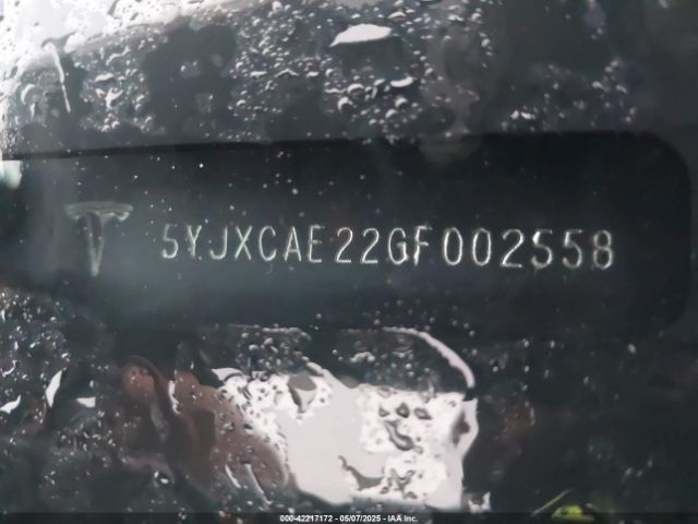 5YJXCAE22GF002558 Tesla Model X 60d/70d/75d/90d