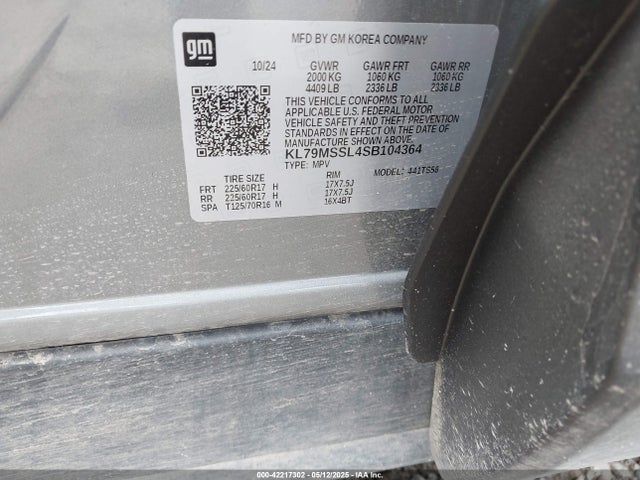 Chevrolet l3t 2025 KL79MSSL4SB104364 Image 9