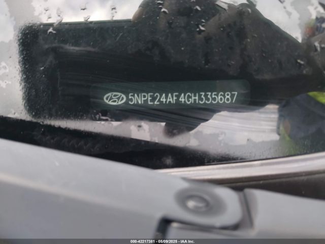 5NPE24AF4GH335687 Hyundai SONATA SE