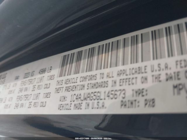 2016 JEEP WRANGLER 1C4AJWAG5GL145673 Photo 8