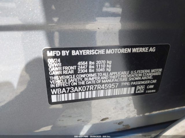 WBA73AK07R7R45957 BMW 228 Gran Coupe I Xdrive