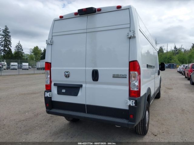 3C6LRVDG5SE519375 RAM Promaster 2500 Tradesman High Roof 159 Wb W/pass Seat