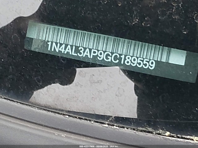 1N4AL3AP9GC189559 Nissan Altima 2.5 Sl