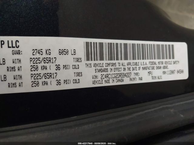 2013 CHRYSLER TOWN & COUNTRY 2C4RC1CG2DR594227 Photo 8
