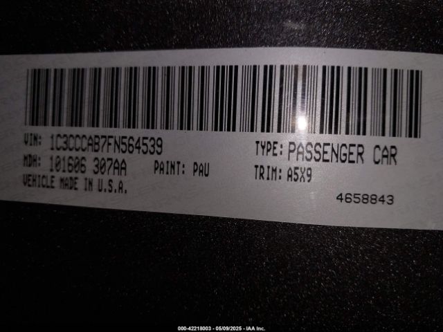 2015 CHRYSLER 200 1C3CCCAB7FN564539 Photo 8